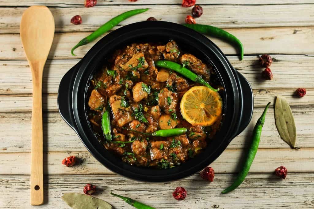 Authentic Indian Chicken Karahi Curry ScrambledChefs authentic-mutton-karahi-karahi-gosht-two-cloves-in-a-pot