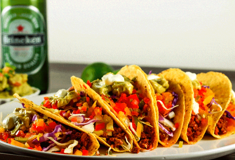 Spicy Beef Tacos with Tangy Guacamole Scrambled Chefs