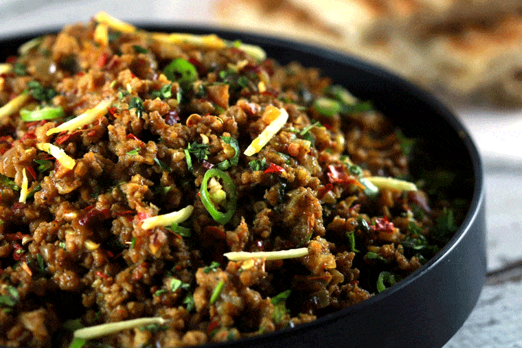 Authentic Indian Minced Meat Qeema | ScrambledChefs.com