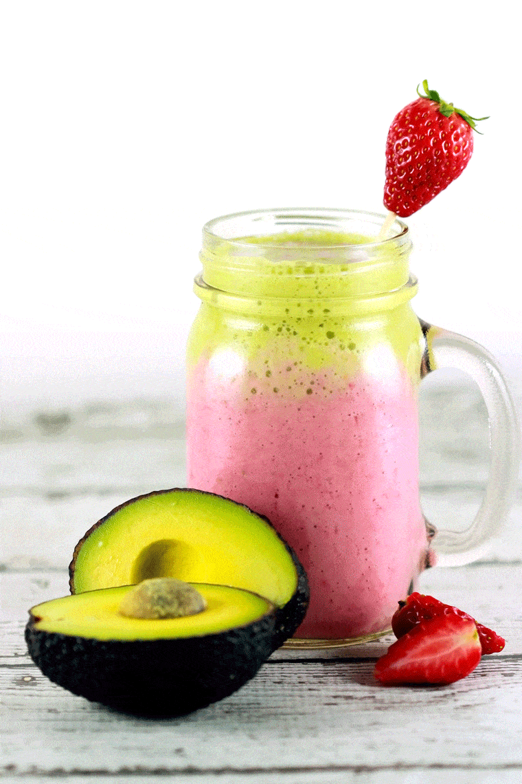 Creamy Strawberry Avocado Smoothie Scrambled Chefs