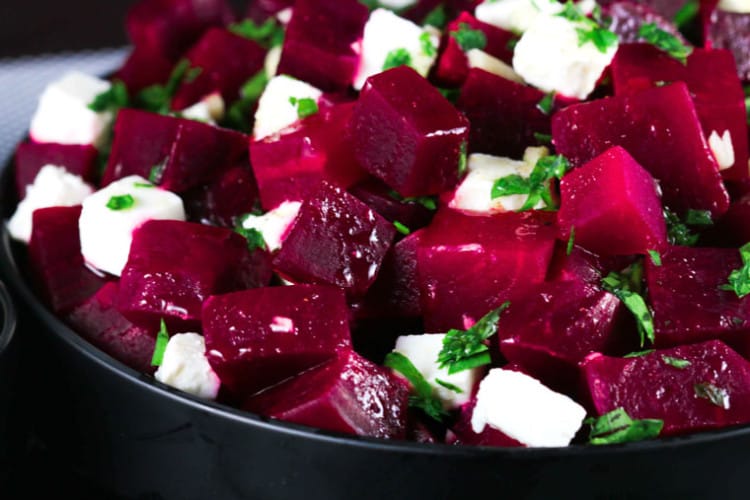 Beetroot and Feta Cheese Salad Scrambled Chefs
