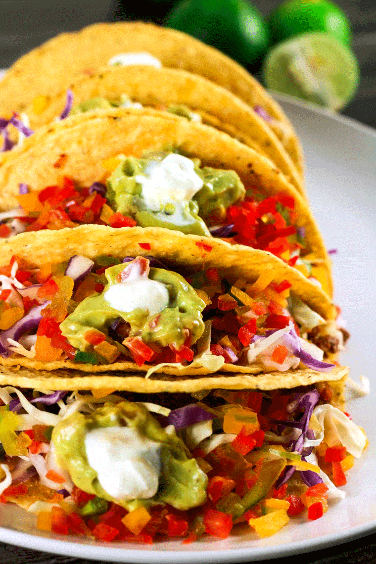 Spicy Beef Tacos with Tangy Guacamole Scrambled Chefs