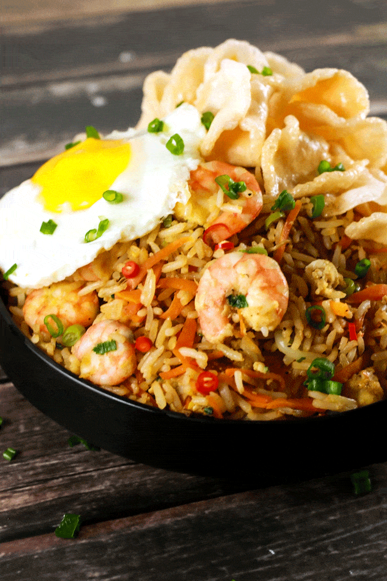 Prawn Nasi Goreng Spicy Indonesian Fried Rice | Scrambled Chefs