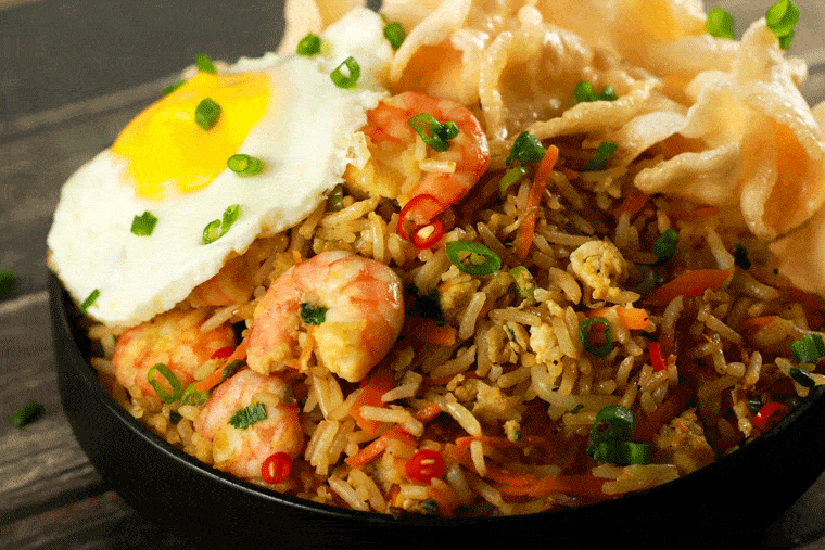 Prawn Nasi Goreng Spicy Indonesian Fried Rice | Scrambled Chefs
