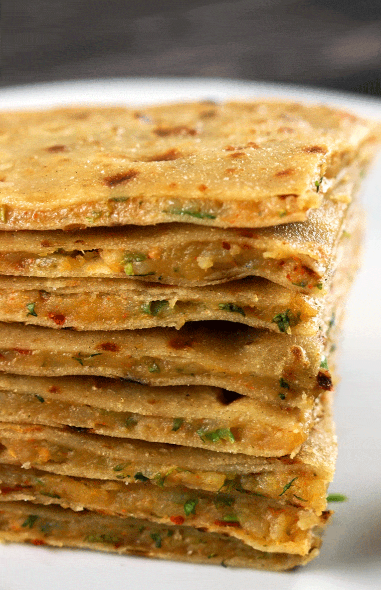 Indian Stuffed Potato Paratha Scrambled Chefs