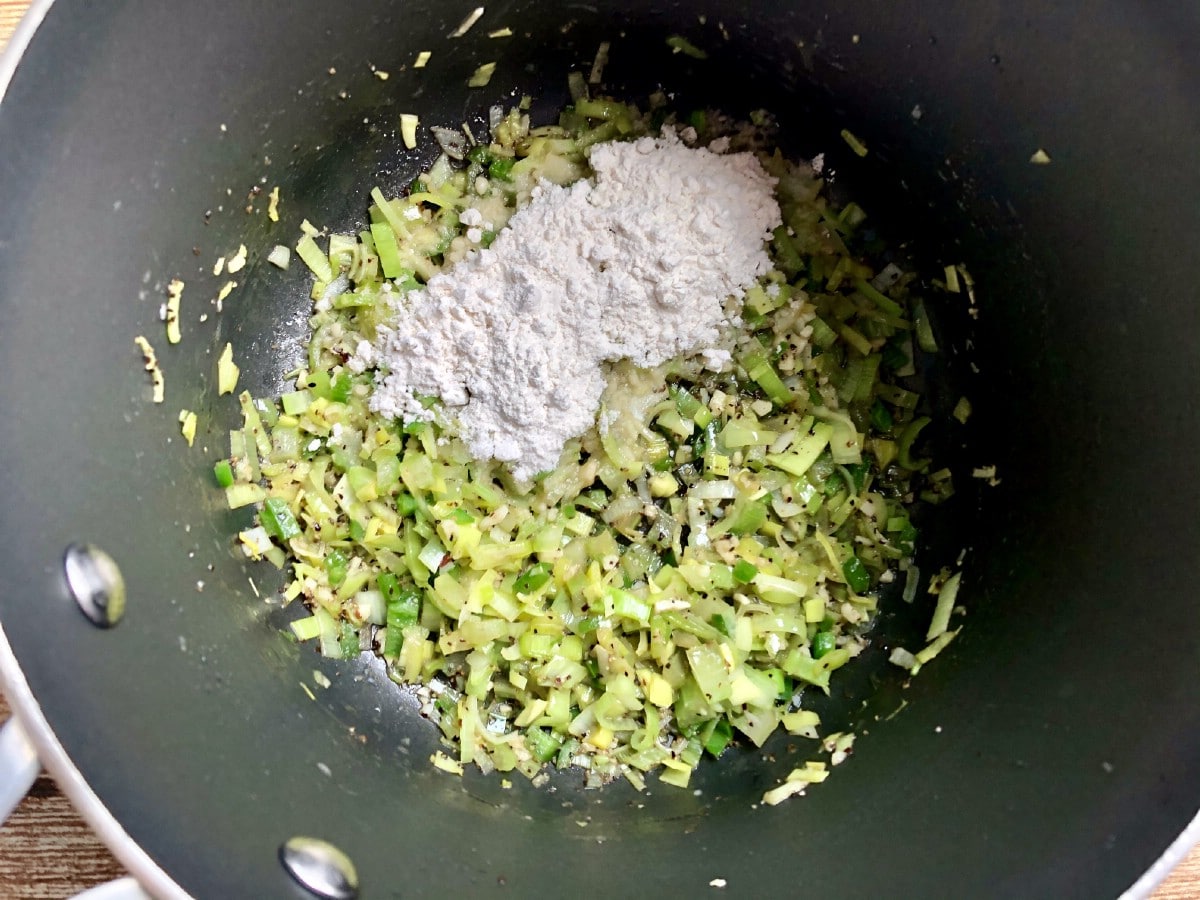 Vegetables in dutch oven
