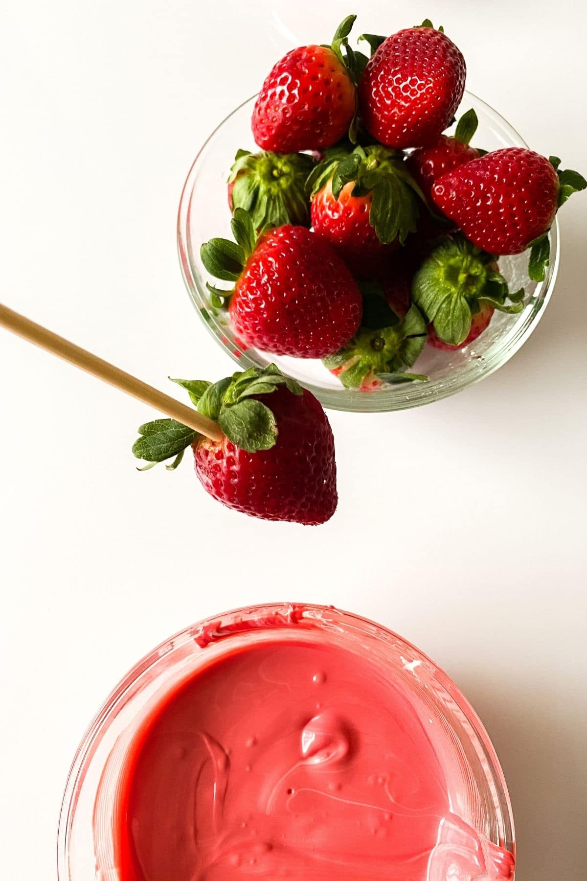 Strawberry on skewer