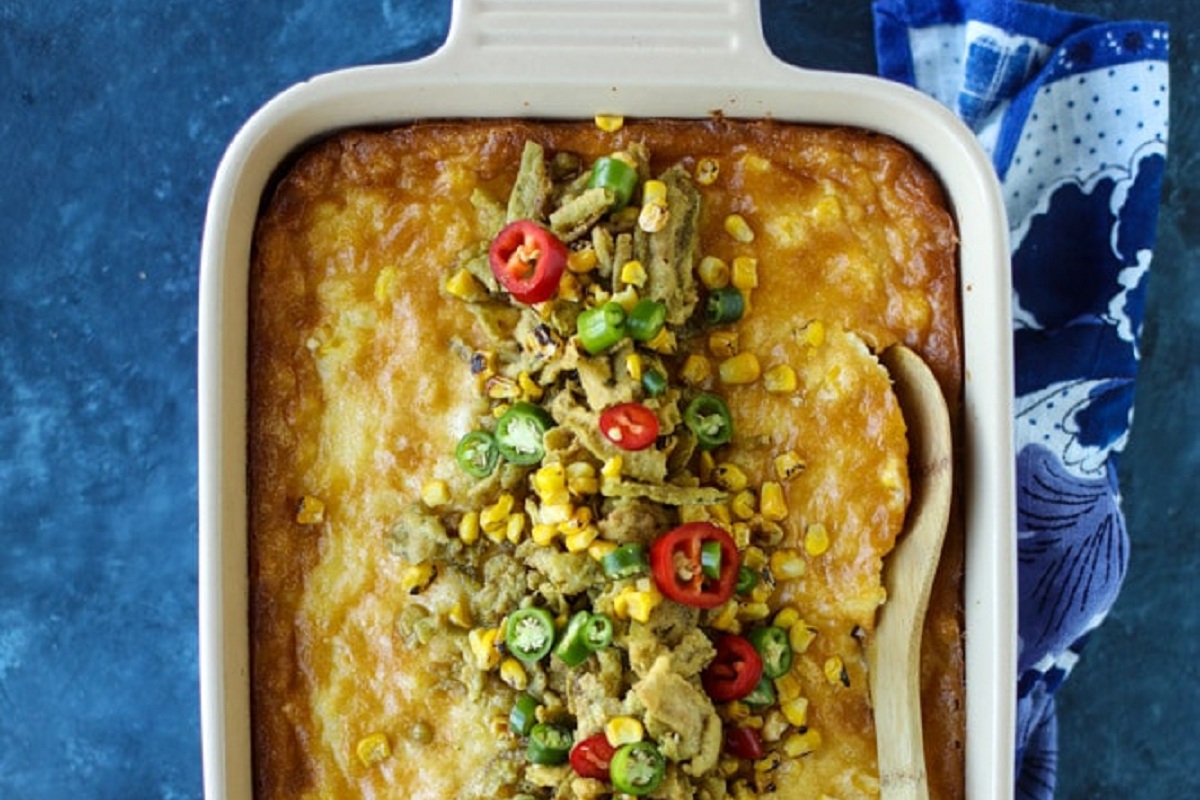 Corn Souffle with Jalepenos