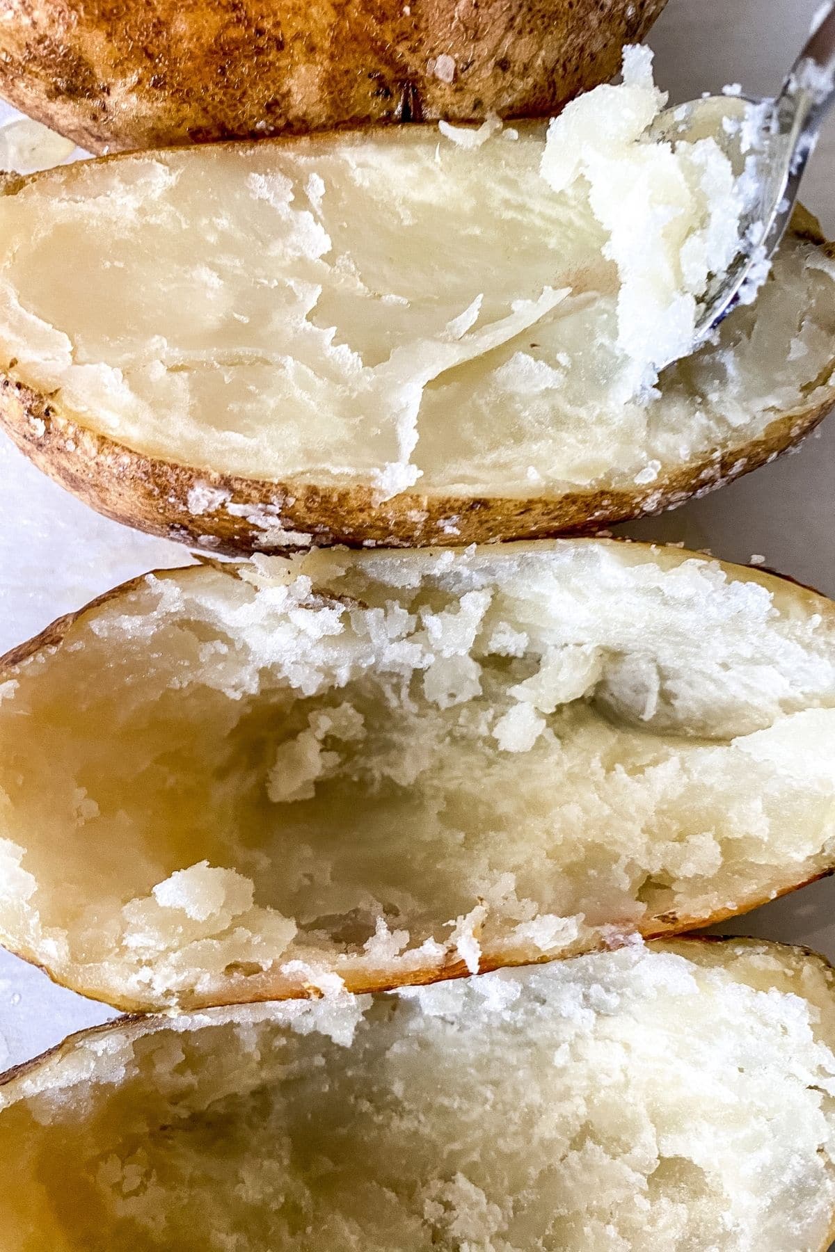 potatoes with empty shells