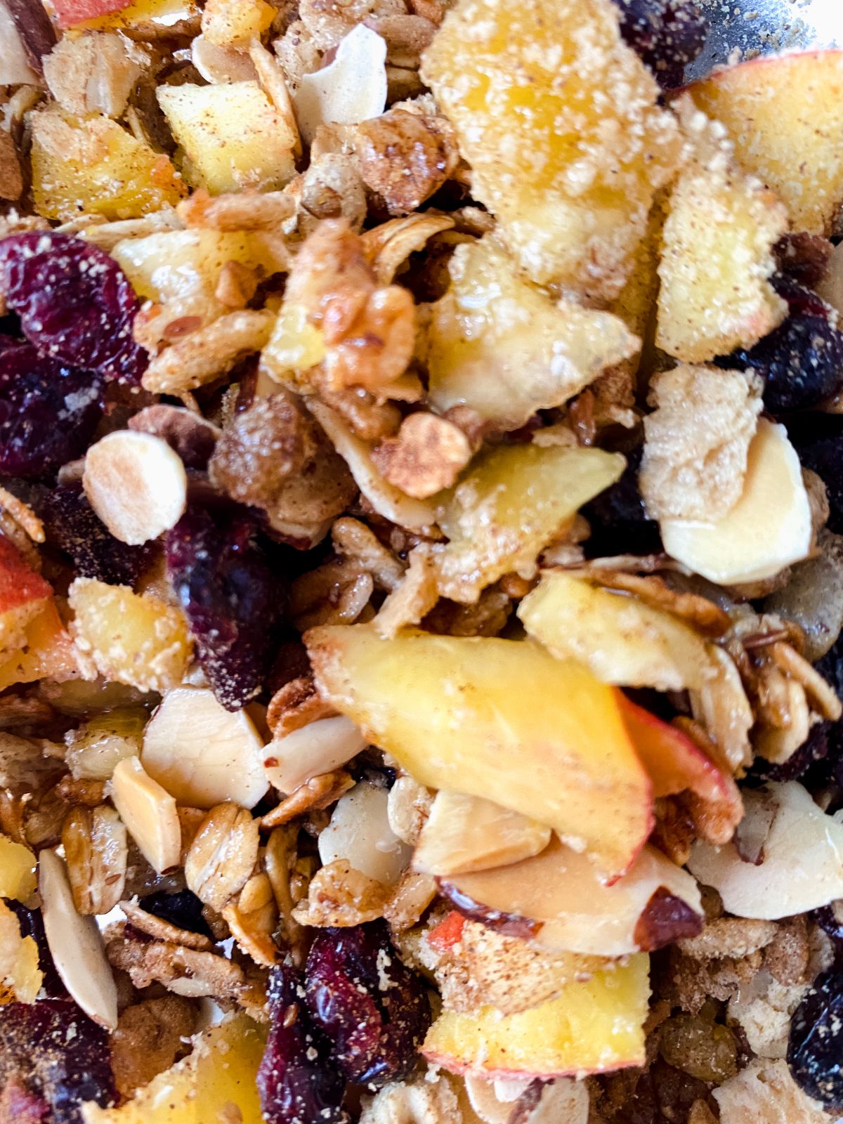 crumble mixture for peaches